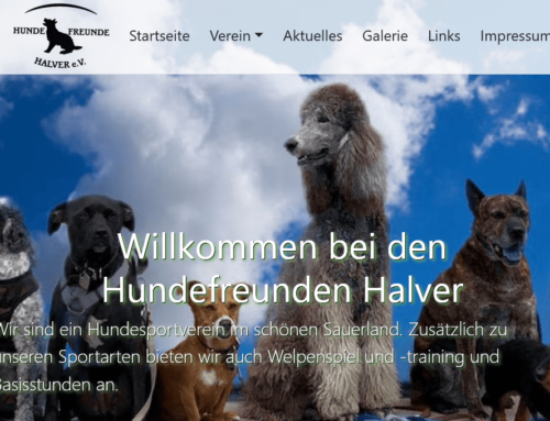 Webseite der Hundefreunde Halver e.V.